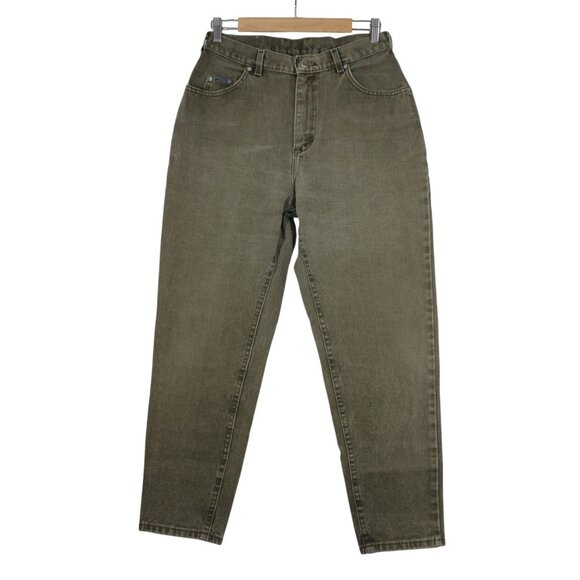 Lee Denim - Lee Riveted 90s retro high‎ waist tapered leg denim mom jeans USA made 28 x 28
